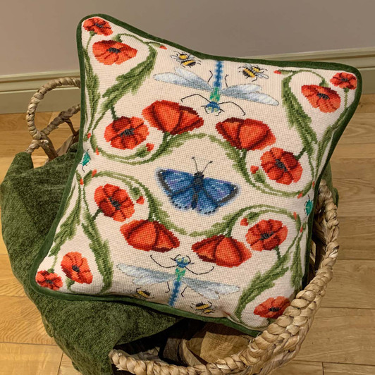 Bothy Threads Bright & Beautiful Pillow Cover Needlepoint Kit Bothy Threads Bright & Beautiful Pillow Cover Needlepoint Kit