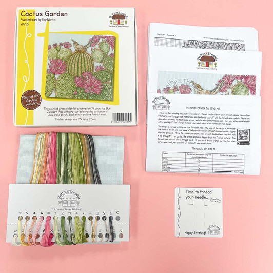 Bothy Threads Cactus Garden Counted Cross-Stitch Kit