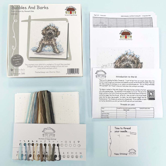 Bothy Threads Bubbles & Barks Counted Cross-Stitch Kit
