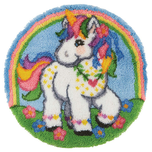 Herrschners Magical Unicorn Latch Hook Kit