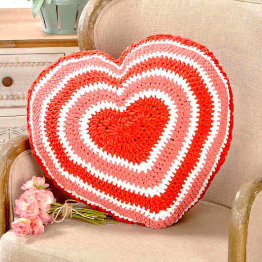 Herrschners Amore Plush Pillow Yarn Pack Herrschners Amore Plush Pillow Yarn Pack