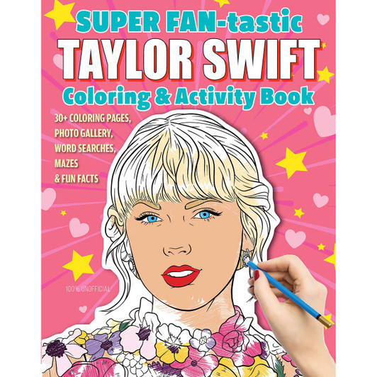 Fox Chapel Publishing SUPER FAN-tastic Taylor Swift Coloring & Activity Book