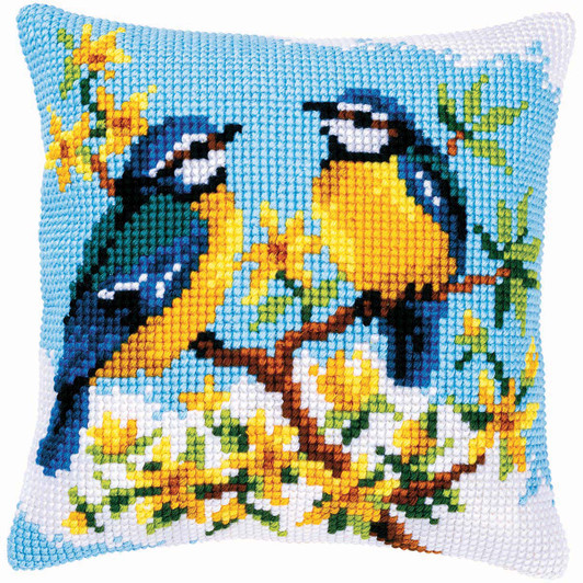 Vervaco Blue Birds Needlepoint Kit