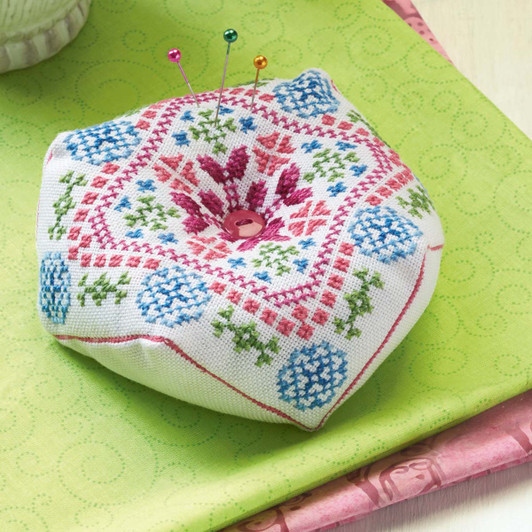 Spring Day Biscornu Pincushion Pattern Free Download Spring Day Biscornu Pincushion Pattern Free Download
