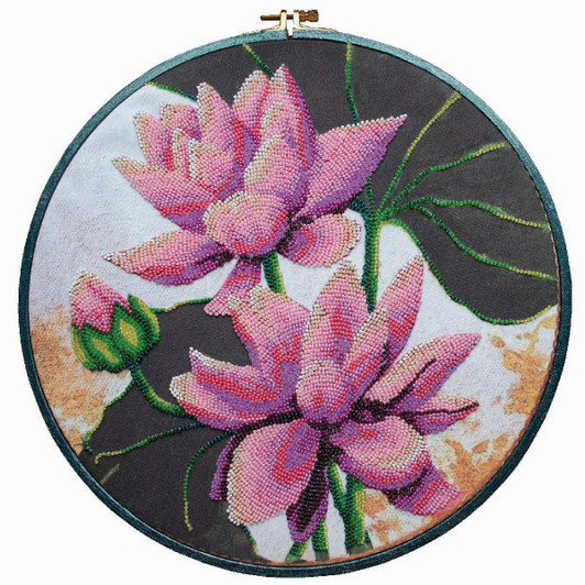 Abris Art Blooming Lotus Embroidery Kit
