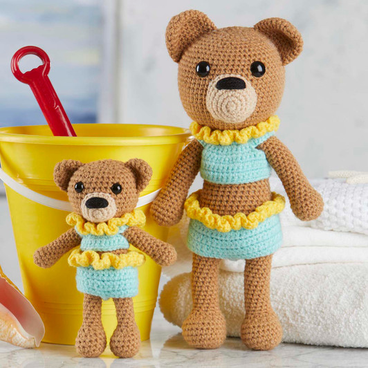 Herrschners Bear-kini Beach Day Ensemble Crochet Kit Herrschners Bear-kini Beach Day Ensemble Crochet Kit