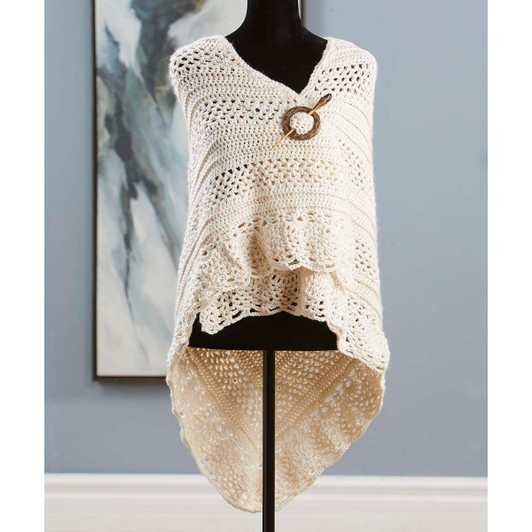 Herrschners Graceful Prayer Shawl Crochet Yarn Kit Herrschners Graceful Prayer Shawl Crochet Yarn Kit