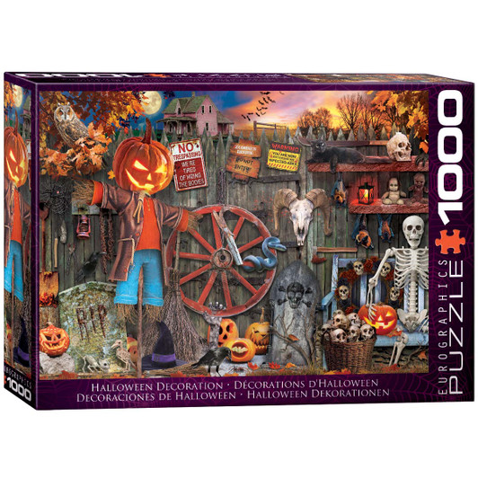 Eurographics Halloween Decorations Jigsaw Puzzle