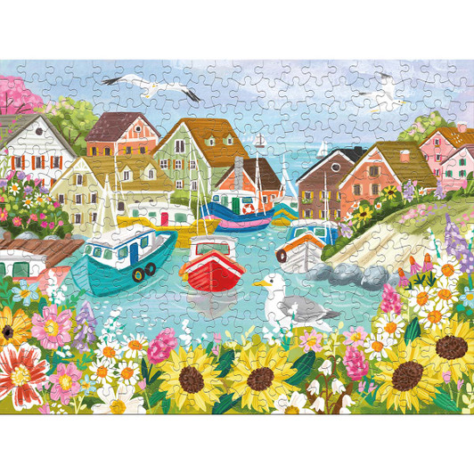 Ceaco Sea Town Harbor Jigsaw Puzzle Ceaco Sea Town Harbor Jigsaw Puzzle
