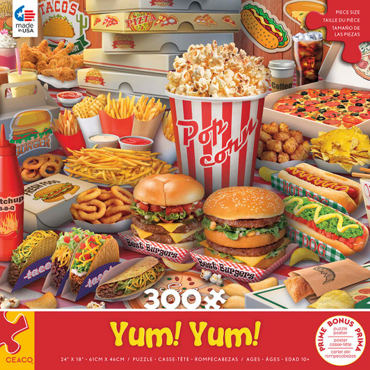 Ceaco Yum! Yum! Jigsaw Puzzle Ceaco Yum! Yum! Jigsaw Puzzle