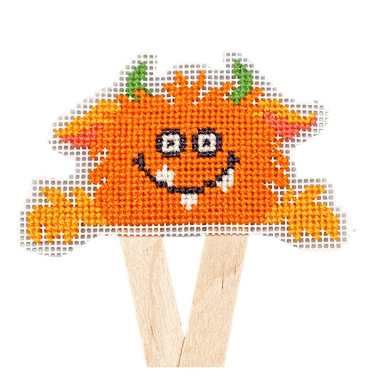 Bothy Threads Mini Monsters- Ozzy Counted Cross-Stitch Kit Bothy Threads Mini Monsters- Ozzy Counted Cross-Stitch Kit