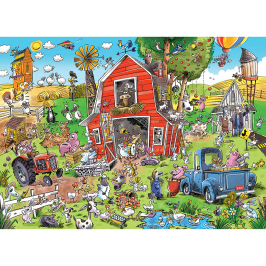 Cobble Hill Puzzle „Mid-Century Home“ – 1000 Teile, Leinenfinish, In USA Hergestellt, Umweltfreundlich