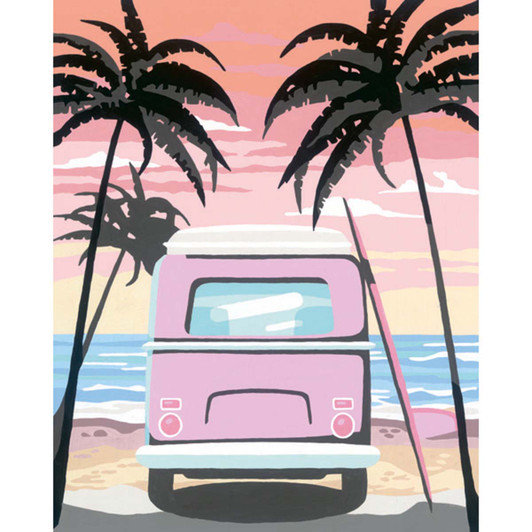 Ravensburger  Beach Life Paint by Number Kit