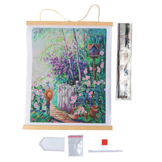 Crystal Art Garden Stroll Scroll Diamond Painting Crystal Art Garden Stroll Scroll Diamond Painting