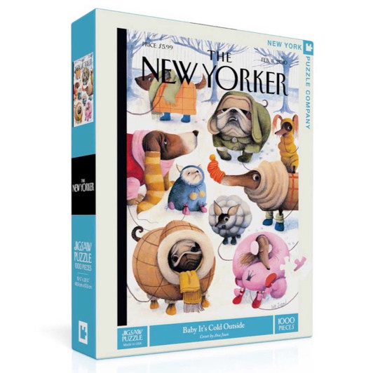 New York Puzzle Company Baby It's Cold Outside Jigsaw Puzzle