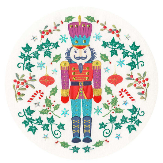 Bothy Threads Folk Christmas Bead & Embroidery Kit