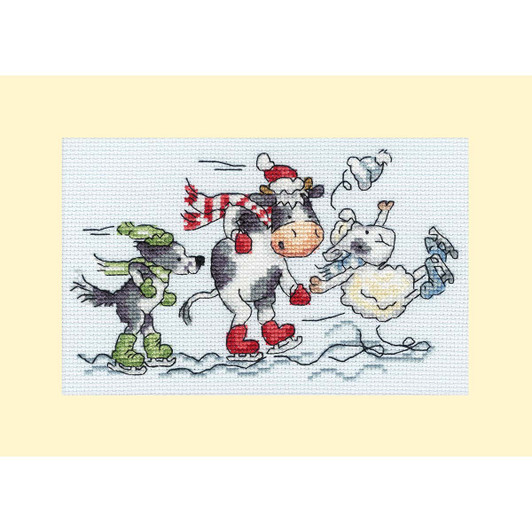 Bothy Threads Almost, Nearly, Whoopsie! Greeting Card Counted Cross-Stitch Kit