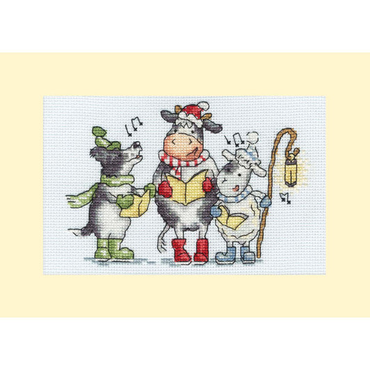 Bothy Threads Woof, Moo, Baa! Greeting Card Counted Cross-Stitch Kit Bothy Threads Woof, Moo, Baa! Greeting Card Counted Cross-Stitch Kit
