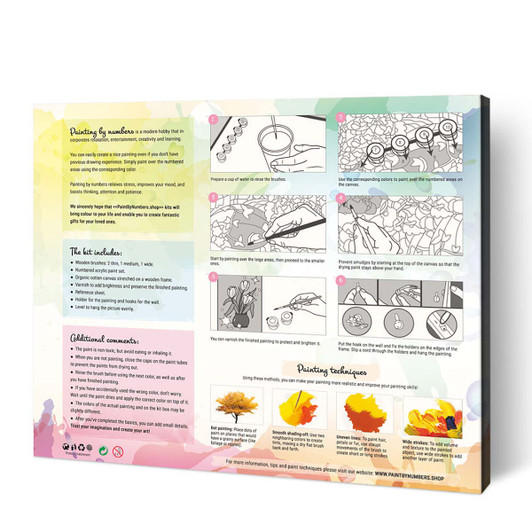 Adbrain Believe Kit & Frame Paint by Number Kit
