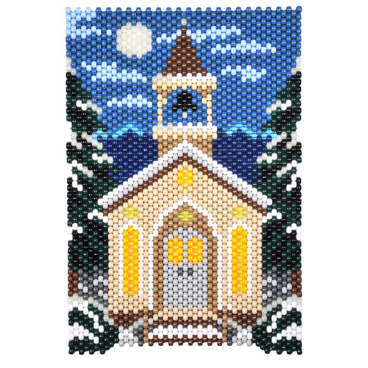 Herrschners Winter Church Pony Bead Kit Herrschners Winter Church Pony Bead Kit