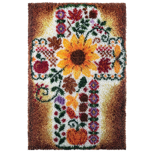 Herrschners Autumntime Cros Latch Hook Kit