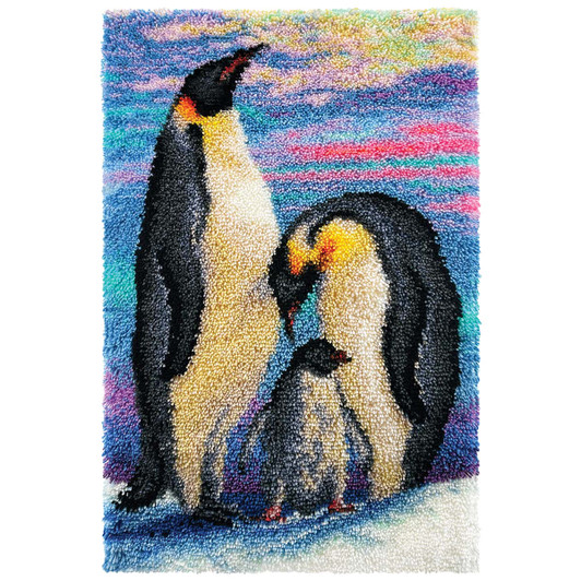 Herrschners Emperor Penguin Latch Hook Kit