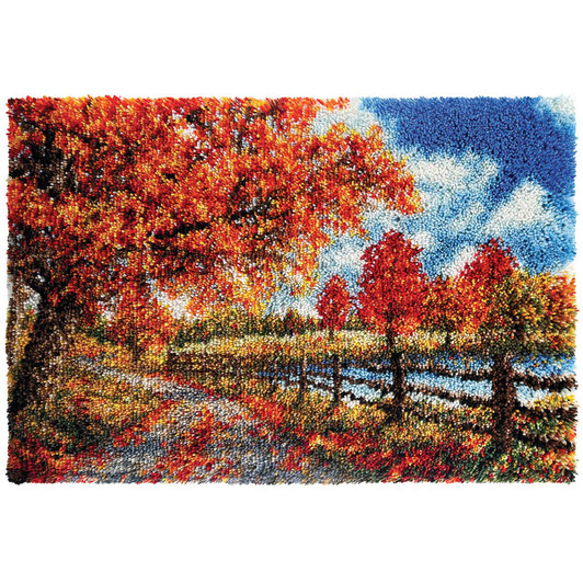 Herrschners Pathway to Fall Latch Hook Kit