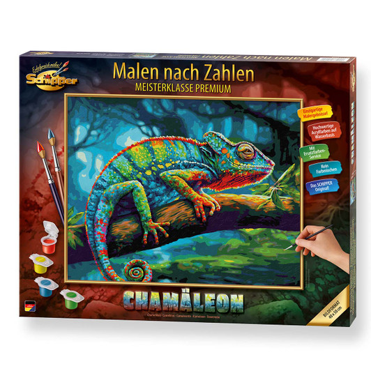 Schipper Chameleon Paint by Number Kit Schipper Chameleon Paint by Number Kit