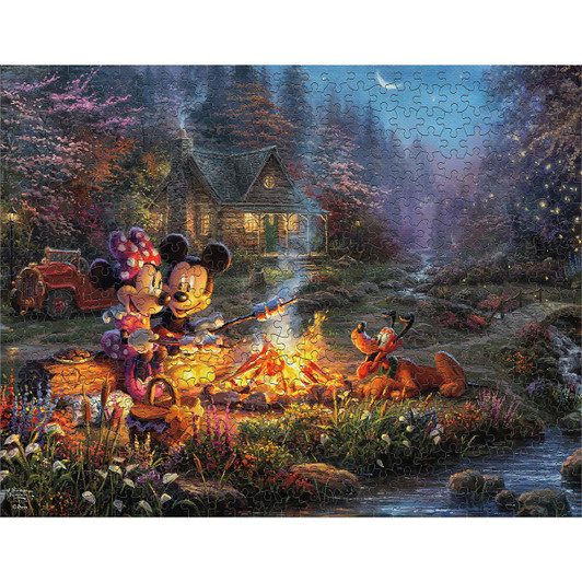 Ceaco Thomas Kinkade Disney 4 in 1 Multi Pack V Jigsaw Puzzle Ceaco Thomas Kinkade Disney 4 in 1 Multi Pack V Jigsaw Puzzle