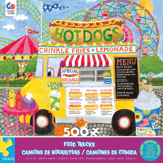 Ceaco Hot Dog Truck Jigsaw Puzzle