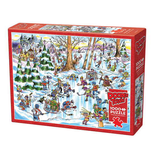 Doodle Town Hockey Town Jigsaw Puzzle Doodle Town Hockey Town Jigsaw Puzzle