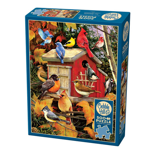 Cobble Hill Fall Birdhouse Jigsaw Puzzle Cobble Hill Fall Birdhouse Jigsaw Puzzle