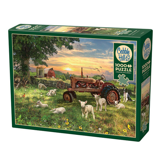 Cobble Hill Field at Sunrise Jigsaw Puzzle