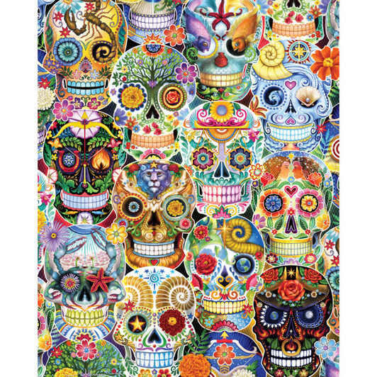 Vermont Christmas Company Day of the Dead Jigsaw Puzzle Vermont Christmas Company Day of the Dead Jigsaw Puzzle