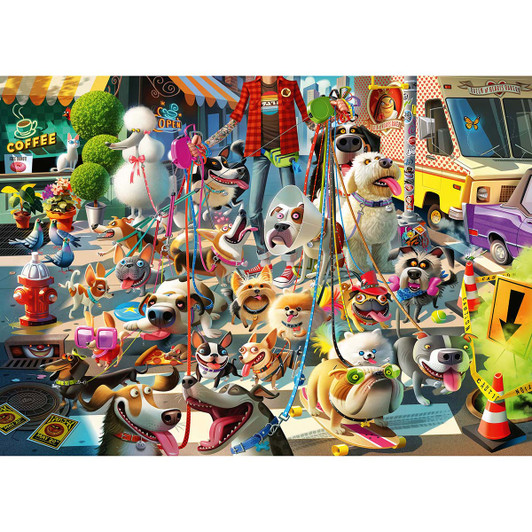 Ravensburger  The Dog Walker Jigsaw Puzzle Ravensburger  The Dog Walker Jigsaw Puzzle