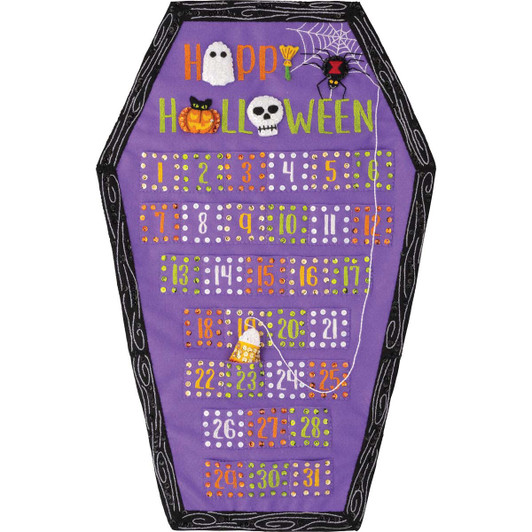 Bucilla Halloween Countdown Calendar Felt & Sequin Kit Bucilla Halloween Countdown Calendar Felt & Sequin Kit