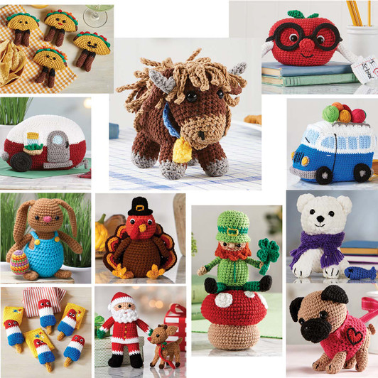 Herrschners Ami of the month-Buy All & Save! Crochet Kit Herrschners Ami of the month-Buy All & Save! Crochet Kit
