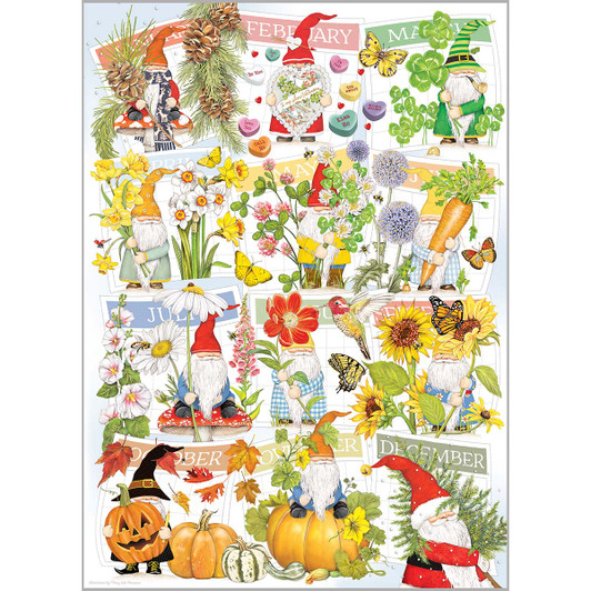 Cobble Hill A Happy Gnome Life Jigsaw Puzzle