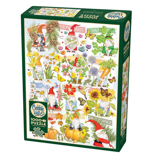 Cobble Hill A Happy Gnome Life Jigsaw Puzzle