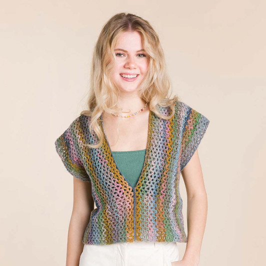 Red Heart Rustic Summer Vest Crochet Kit Red Heart Rustic Summer Vest Crochet Kit