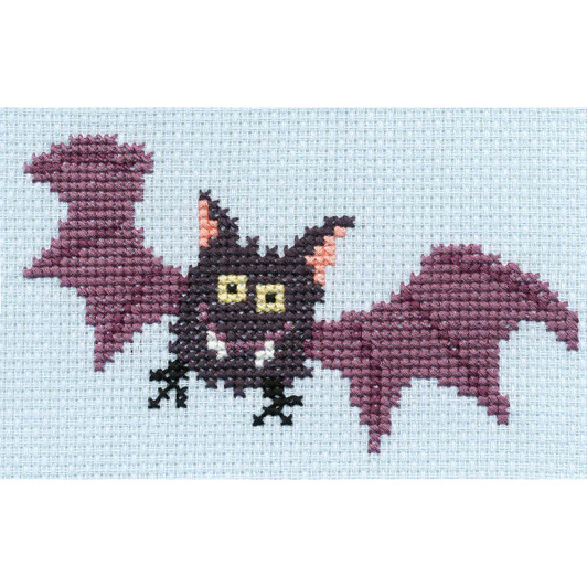 Bothy Threads Spooky-Bat Counted Cross-Stitch Kit Bothy Threads Spooky-Bat Counted Cross-Stitch Kit