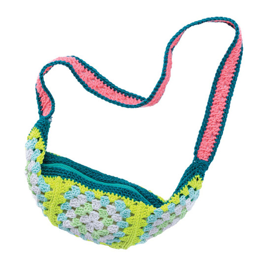 Red Heart Glowy Granny Cross Body Bag Crochet Kit Red Heart Glowy Granny Cross Body Bag Crochet Kit