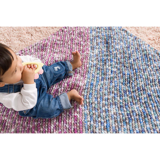 Bernat Sea Lavender Baby Blanket