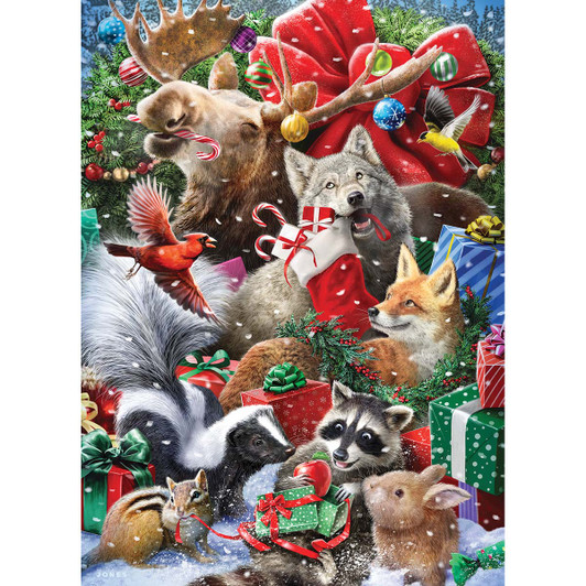 Cobble Hill Festive Friends Jigsaw Puzzle Cobble Hill Festive Friends Jigsaw Puzzle