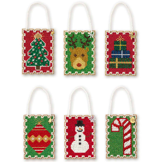 Wichelt Imports, Inc. Charmed Holiday Stamp Set Counted Cross-Stitch Kit