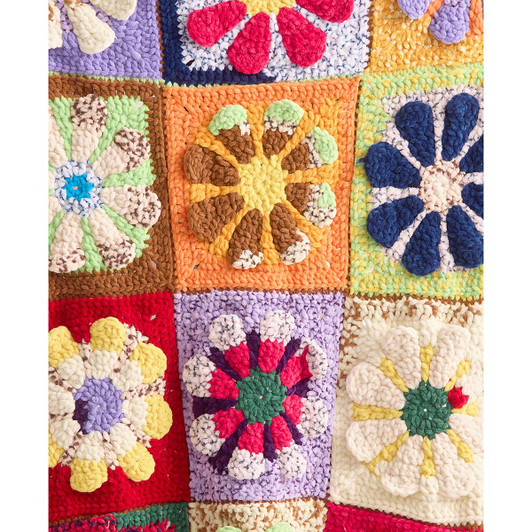 Premier Tropical Petals Throw Crochet Kit Premier Tropical Petals Throw Crochet Kit