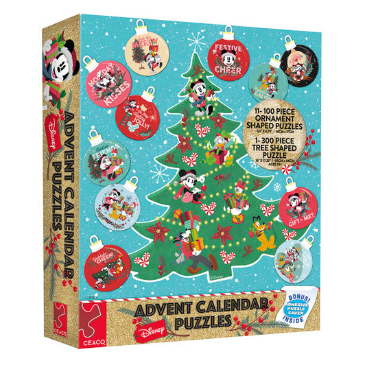 Ceaco Disney 12 Days of Christmas Countdown Jigsaw Puzzle Ceaco Disney 12 Days of Christmas Countdown Jigsaw Puzzle