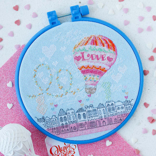 Abris Art Love is in the Air Counted Cross-Stitch Kit