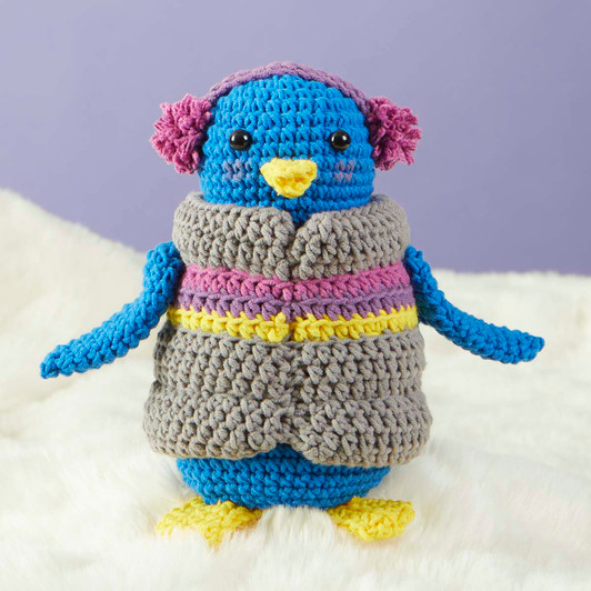 Herrschners Penguin Pizzazz Crochet Kit