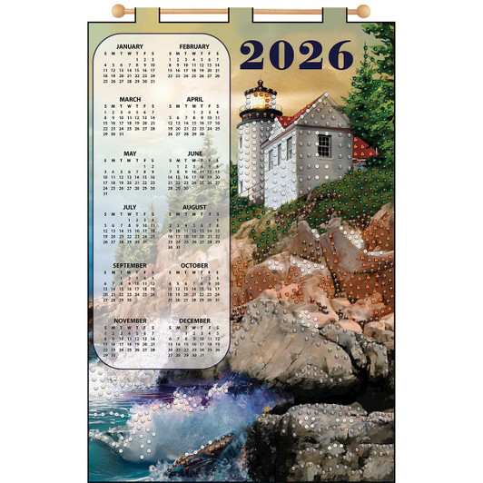 Design Works White Lighthouse Calendar Felt & Sequin Kit Design Works White Lighthouse Calendar Felt & Sequin Kit